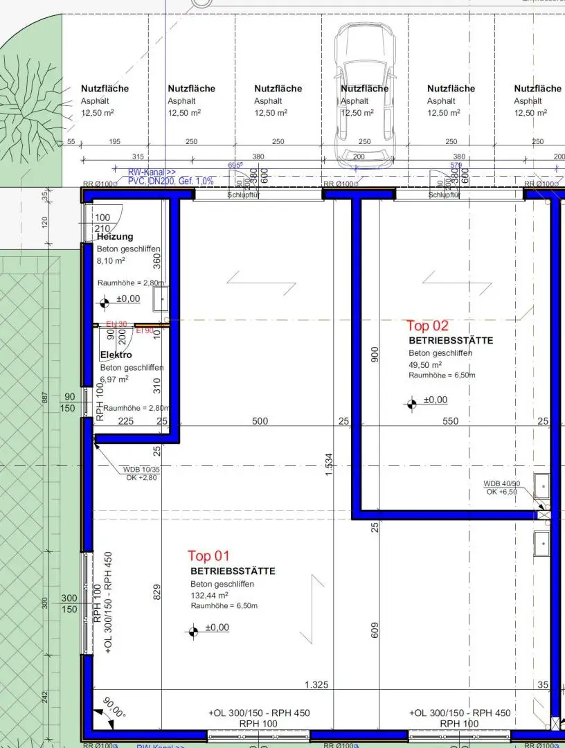 FE BUSINESS PARK POLLING, der neue Standort für Ihre Betriebs-/ Produktions- oder Lagerhallen von 49 - 132 m²  Fläche (Top 01)