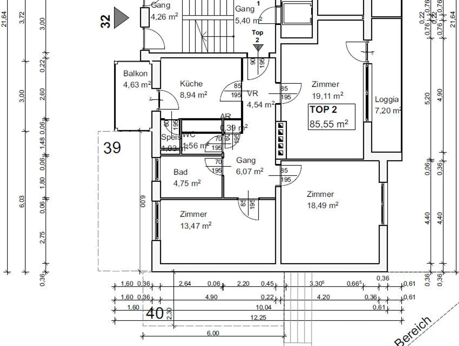 Grundrissplan