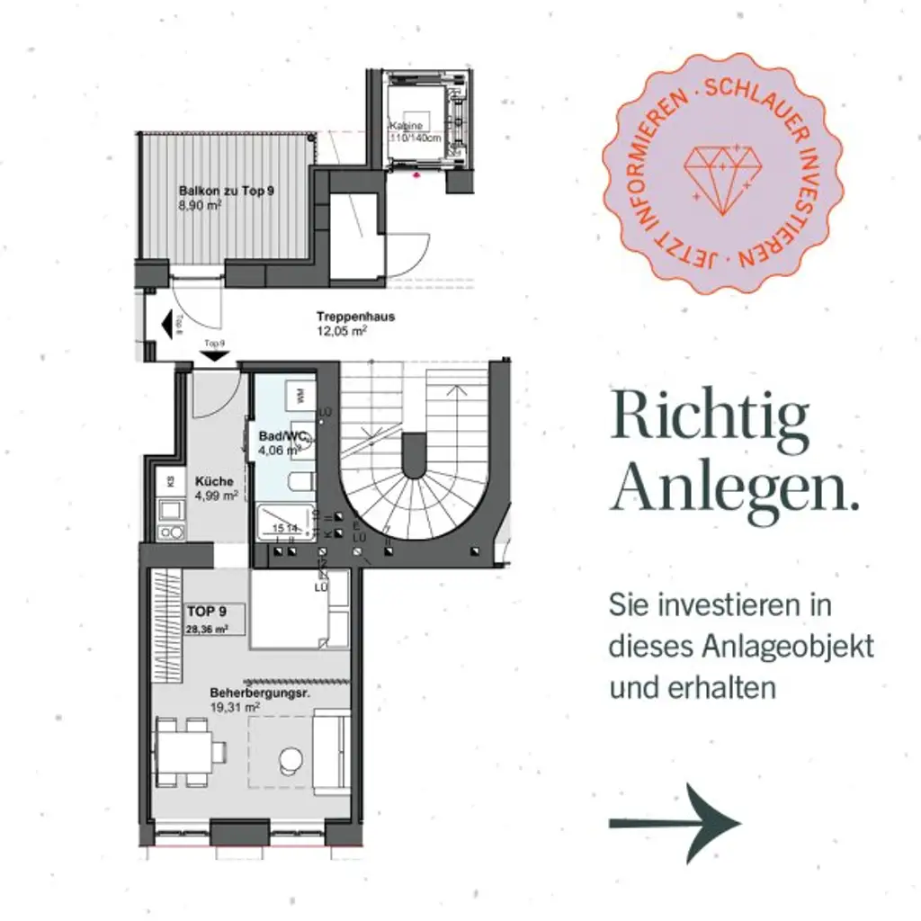 RENDITESTARKES ANLEGEROBJEKT MIT BEHERBERGUNGSWIDMUNG IN WIEN