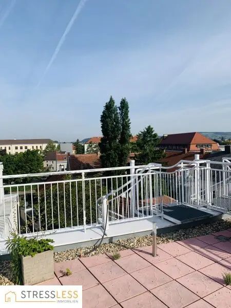 Exklusive 3-Zimmer Maisonette-Wohnung im Herzen von Korneuburg mit 2 Balkonen und imposanter Dachterrasse