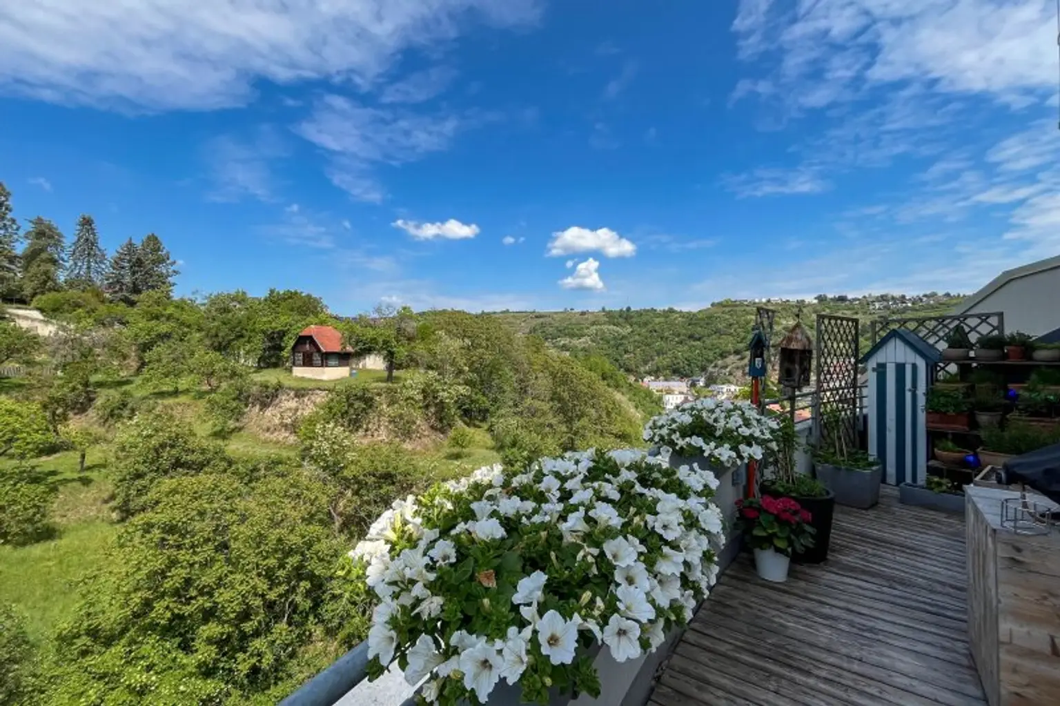 Balkon mit Fernblick