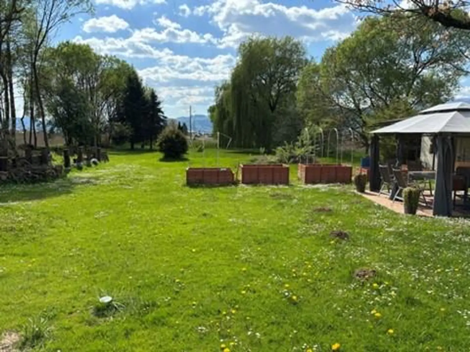 Grundstück Richtung Westen