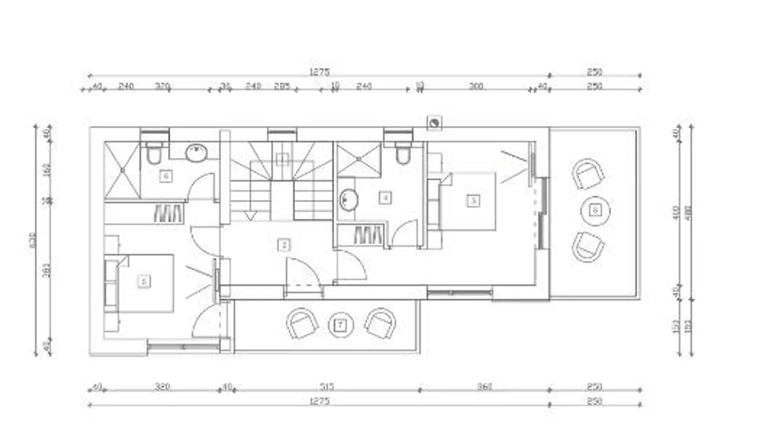 Plan Obergeschoss_Haus 1 Entwurf
