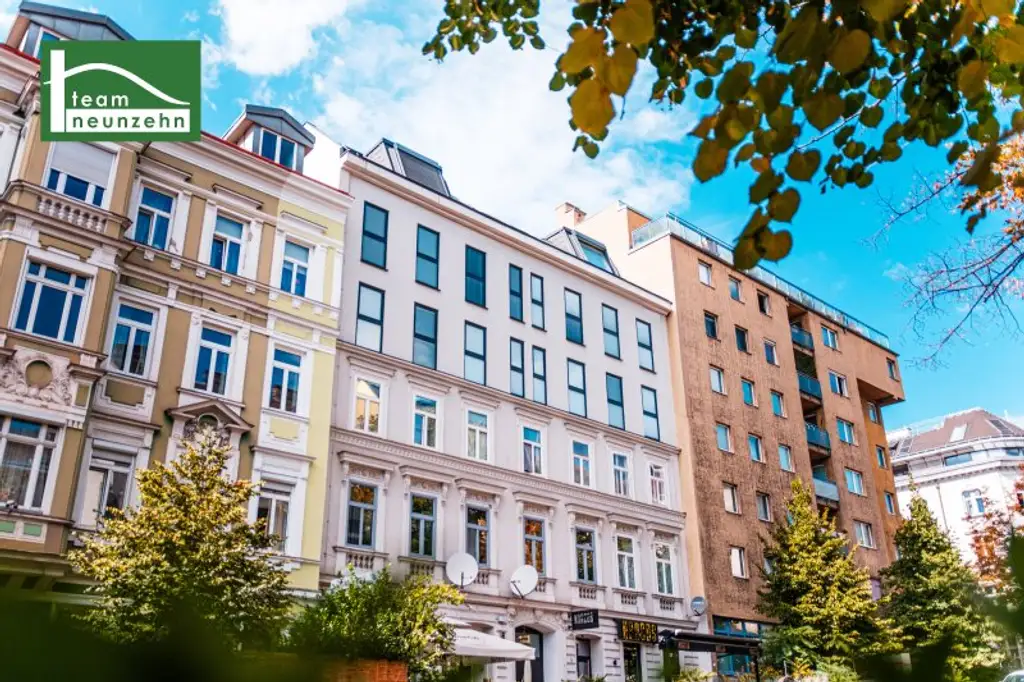 Einziehen und Wohlfühlen! Wohnung mit Hof-Balkon im hellen 4. OG nahe U3, Meiselmarkt und Schönbrunn! KLIMAANLAGE!