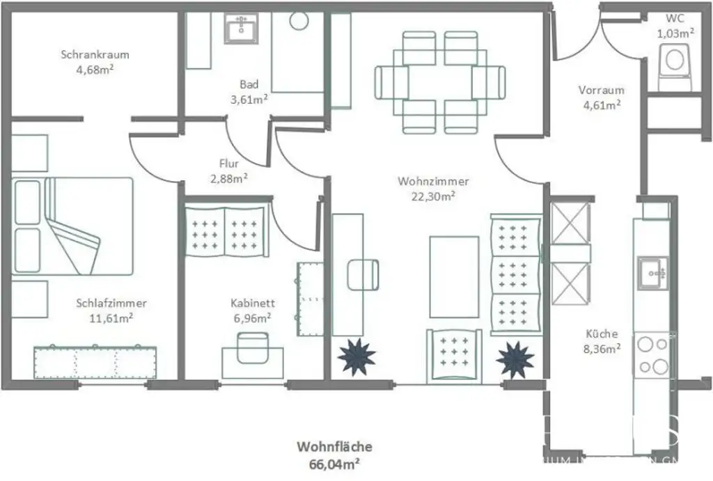 Urbanes Wohnen mit Charme – 2,5-Zimmer-Wohnung beim Arthaberpark in Favoriten!