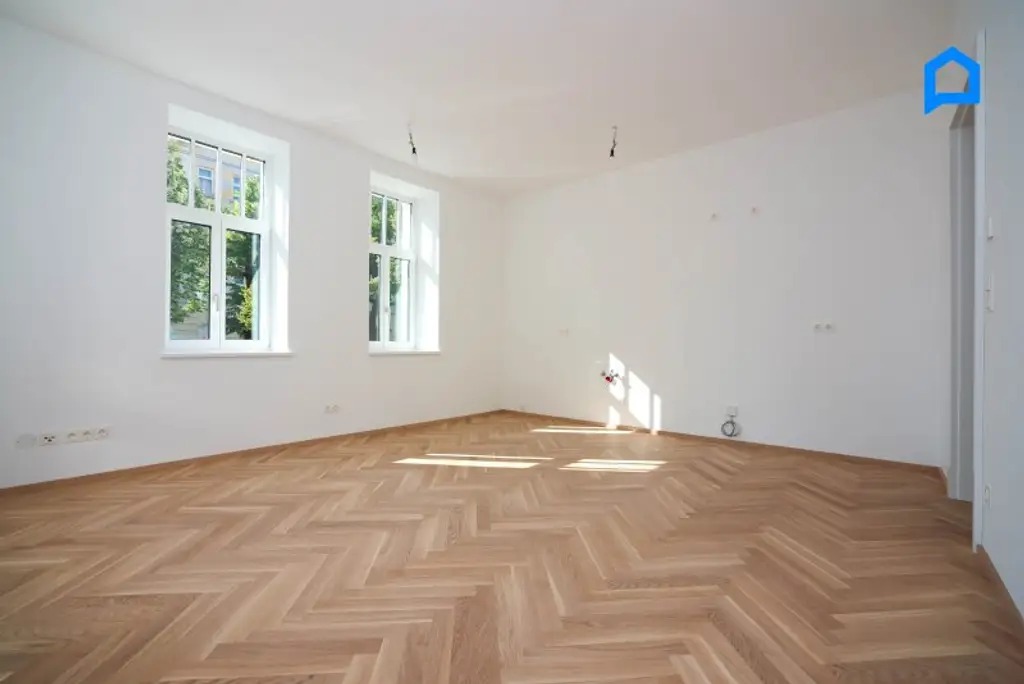 ERSTBEZUG, hell. JETZT einziehen! Kernsanierter Albau mit modernster Ausstattung TOP 5 / 53,18 m² Wohnfläche, 2 Zimmer plus Nebenräume, Kurzzeitvermietung möglich !