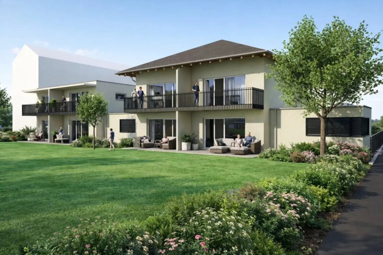 NEUBAU Kleinwohnanlage mit 2 Häuser und 8 Wohnungen in Waidmannsdorf - Schubertstraße