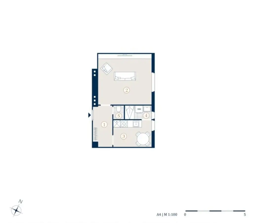 Helle Garconniere, Nähe Meiselmarkt