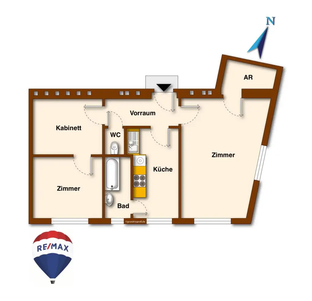 "Coole 2 oder praktische 3 Zimmer Wohnung, Renovierungsbedarf!"