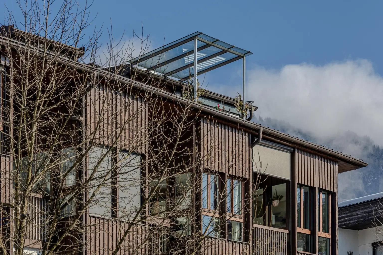 Maisonettewohnung mit überdachter Dachterrasse