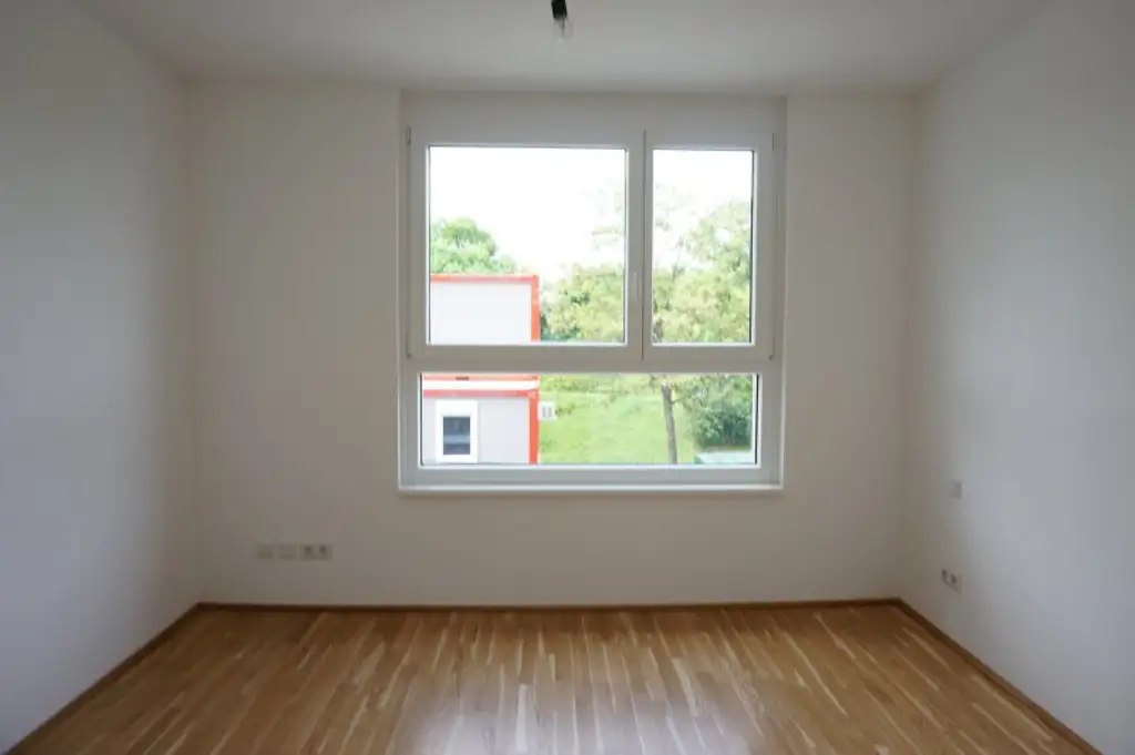 UNO - U1 Am Kaisermühlendamm  - Neubau mit großem Balkon und Garage - Mietbeginn ab 15. November 2025 | New 1BR apartment with Garage - start of lease 15/11/2025