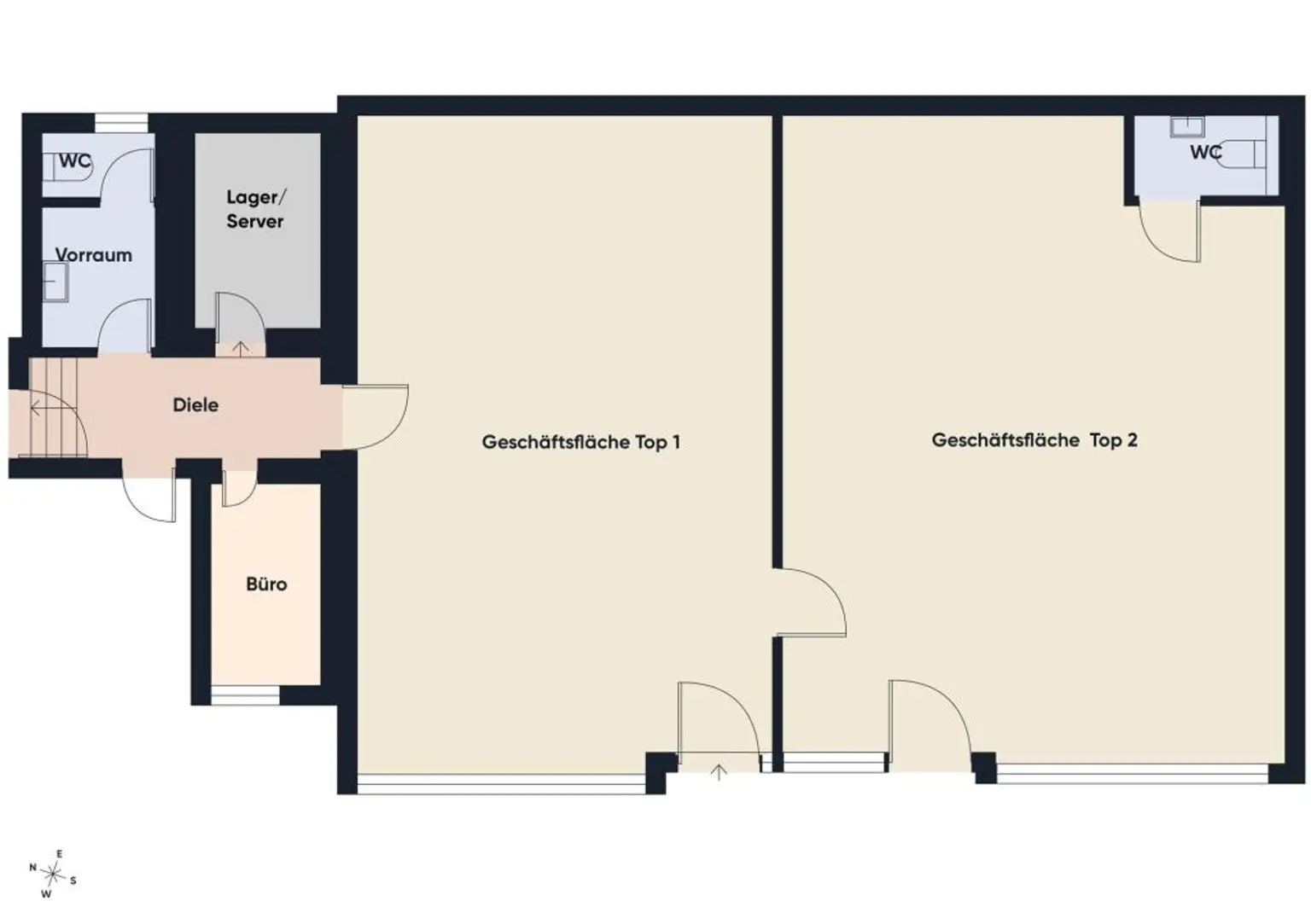 Grundriss ohne Maßstab