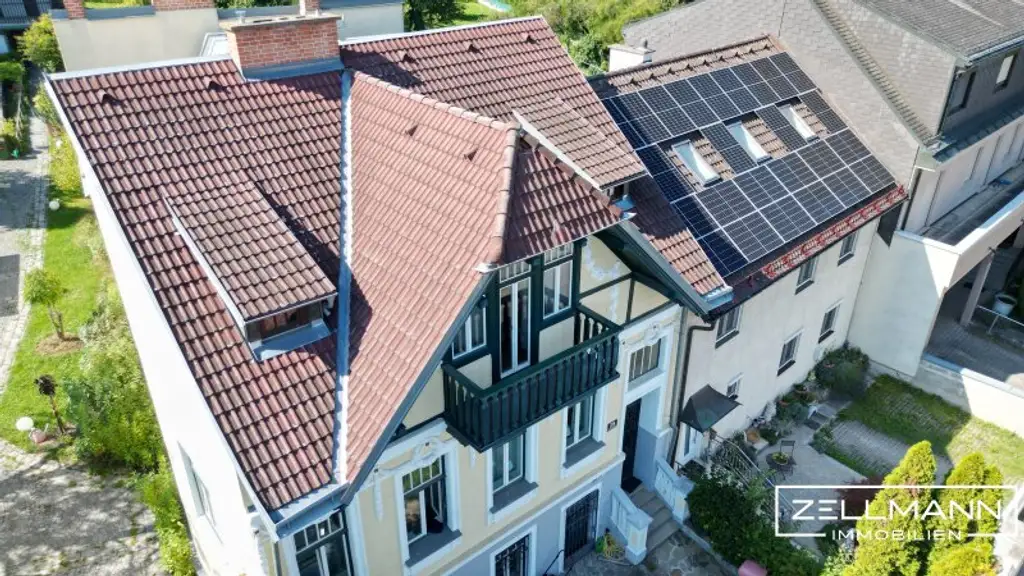Herrschaftliche Villenetage mit 650 m² Eigengarten und Dachterrasse in Wien-Mauer | ZELLMANN IMMOBILIEN