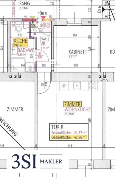Erstbezug in ruhiger Lage – hochwertige Altbau-Garçonniere am Laubepark