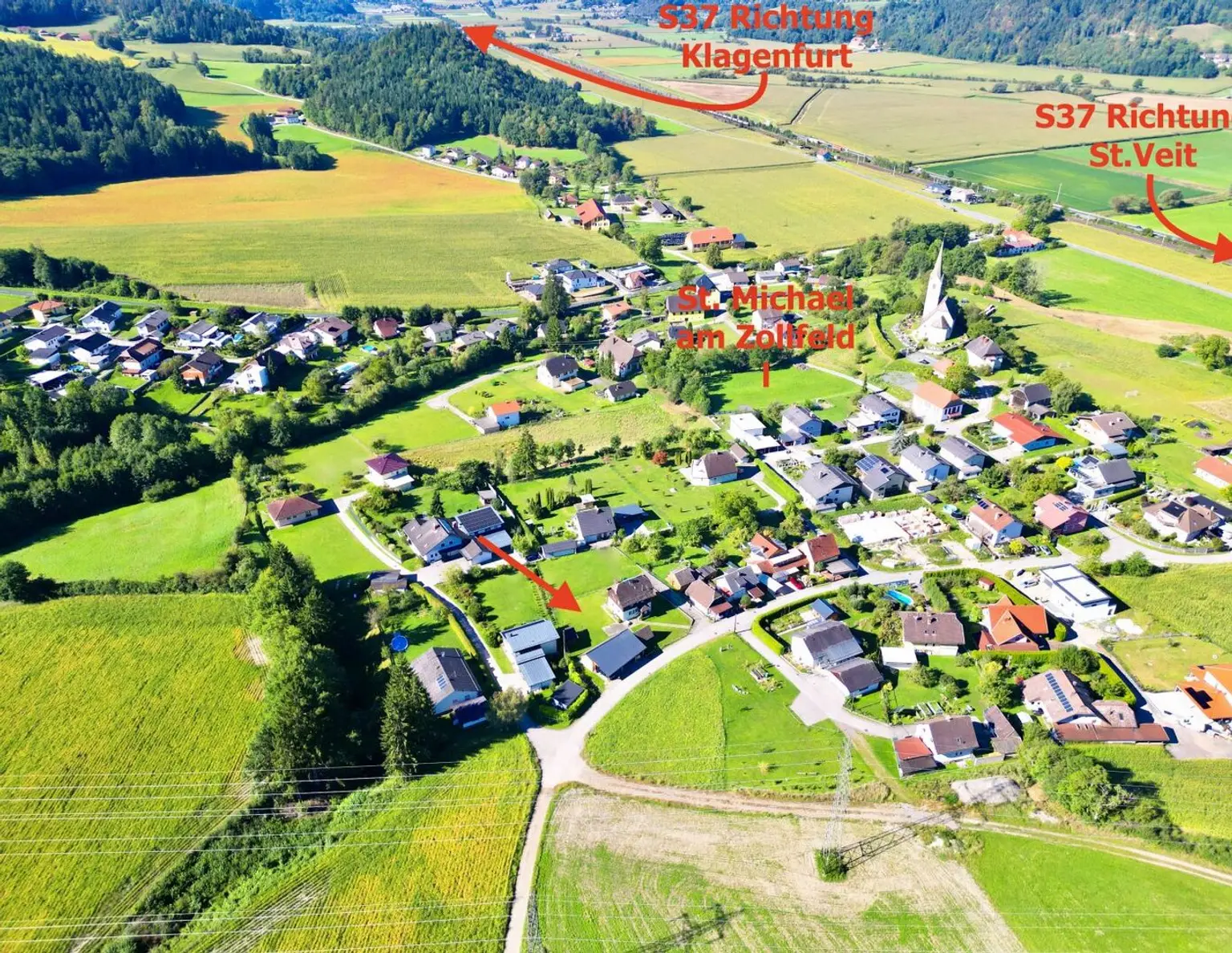 Traumhaftes, ebenes Baugrundstück (731 m²) in St. Michael am Zollfeld - bestandsfrei, mit privater Zufahrt und Rundumblick