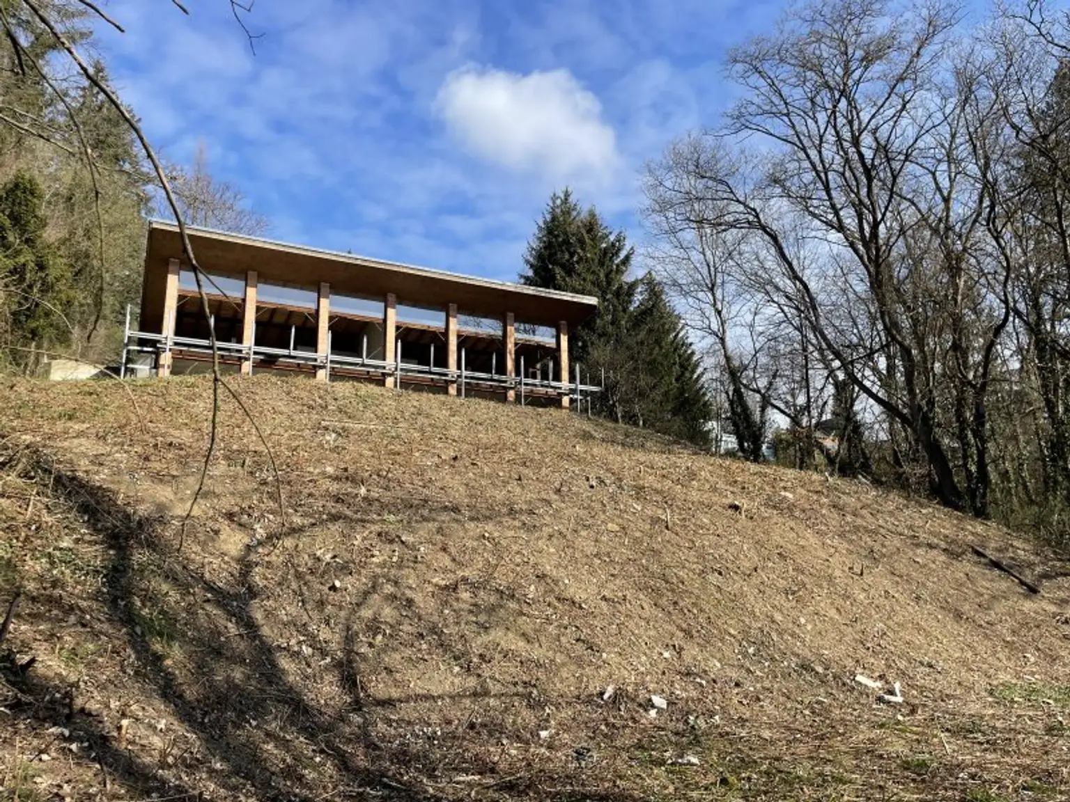 ZWEI DOPPELHAUSHÄLFTEN IM ROHBAU - PURKERSDORF mit großartigen FERNBLICK