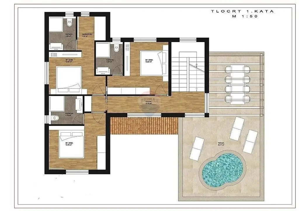"Luxuriöse mediterrane Villa, Stivašnica"