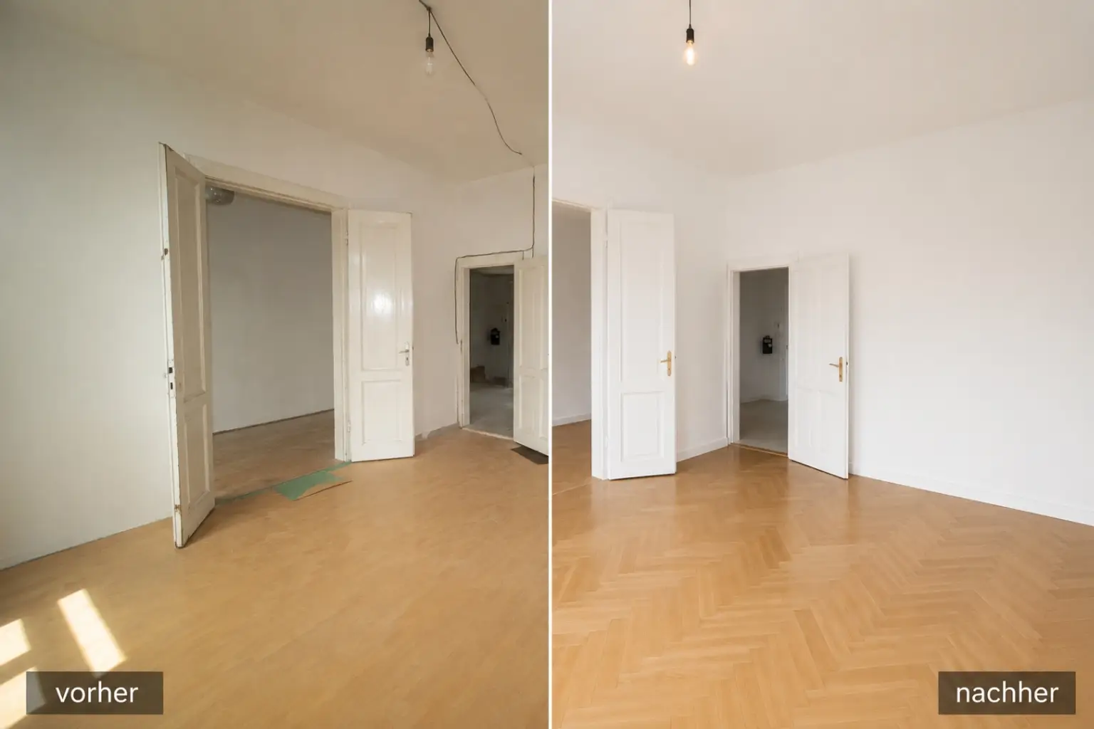 Zimmer 1 vorher nach