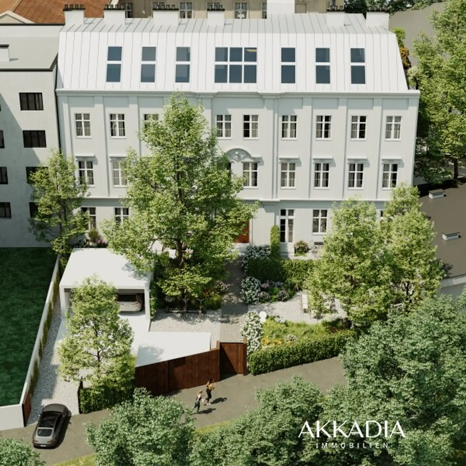 Das Penthouse über den Baumkronen