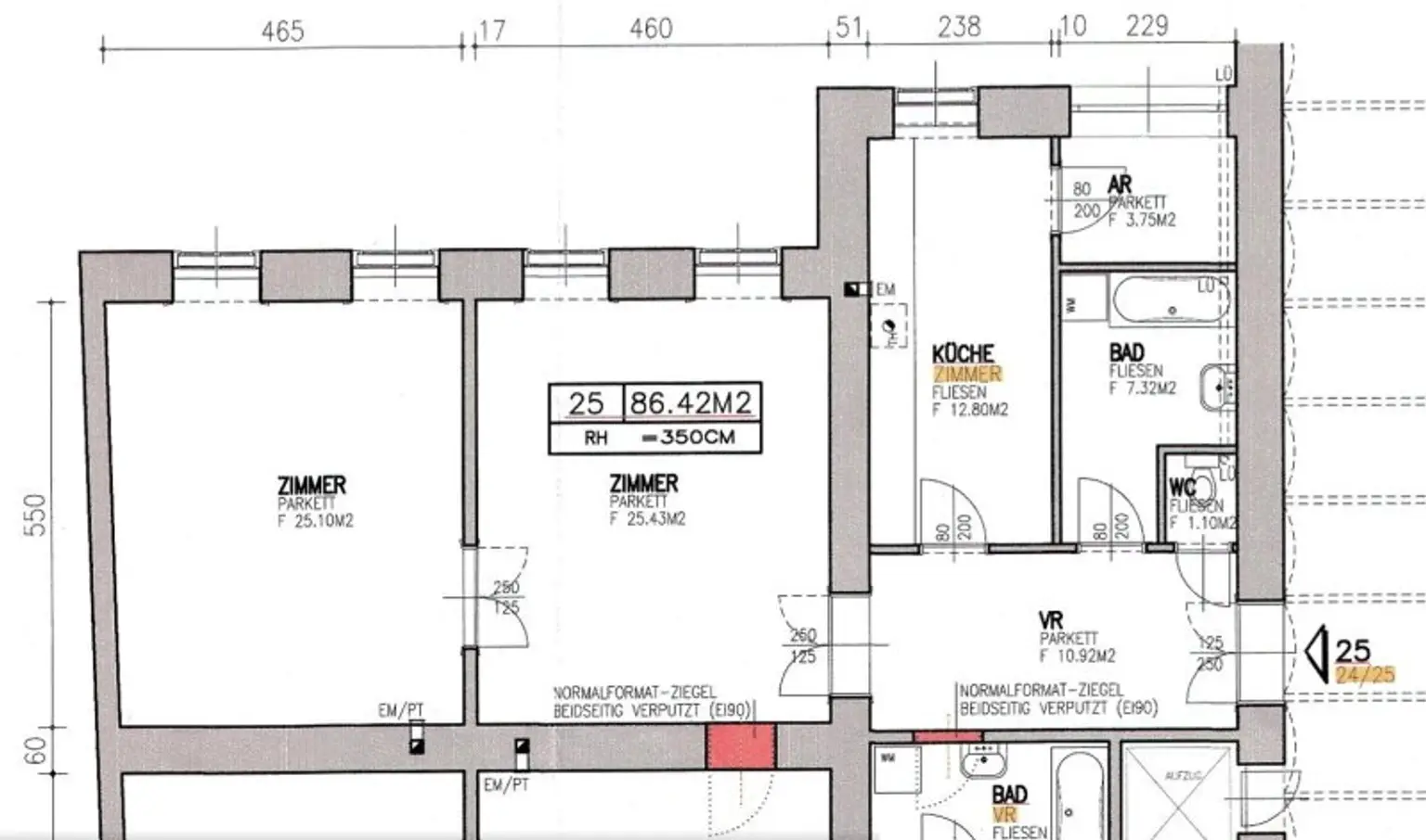 Stilaltbau im Servitenviertel - Sonnige Ausrichtung und Innenhof-Ruhelage