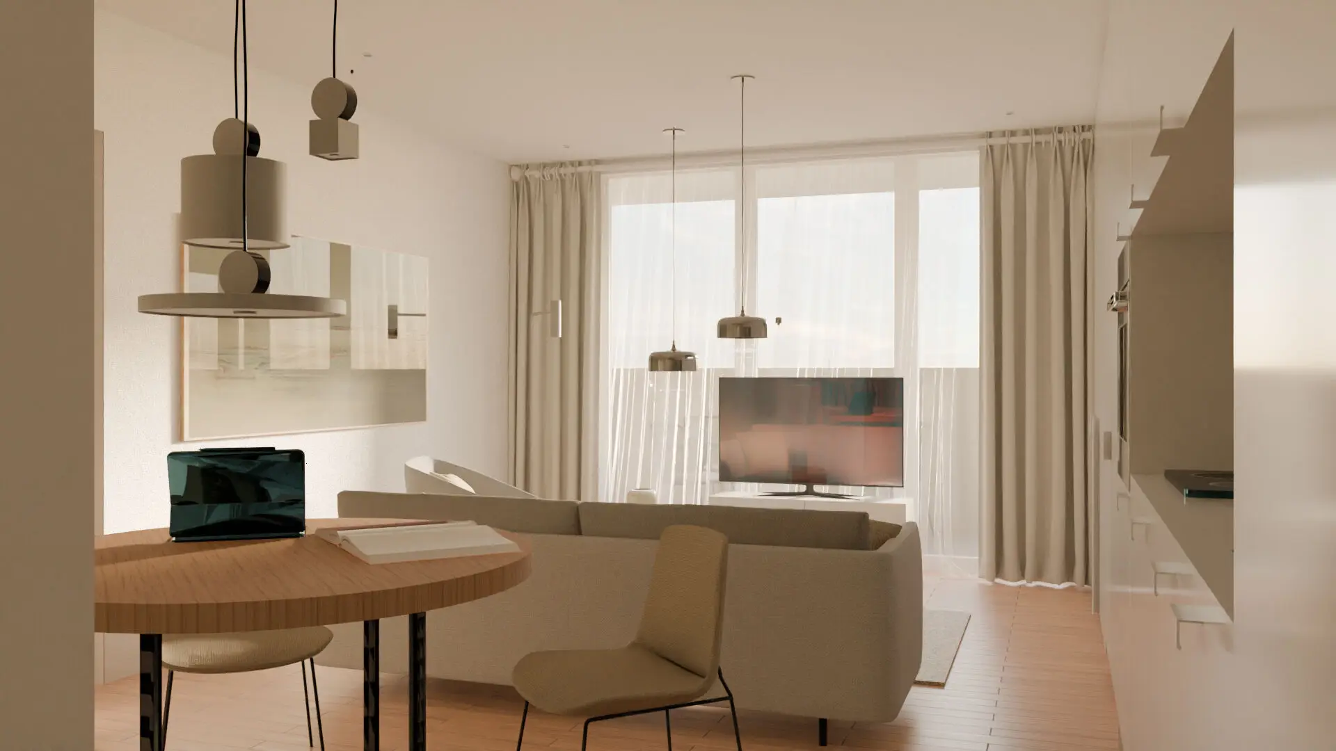 Visualisierung Wohnzimmer