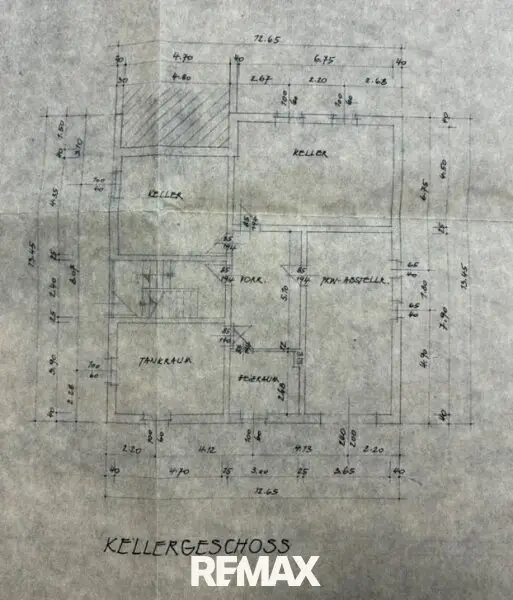 Grundriss Kellergeschoss
