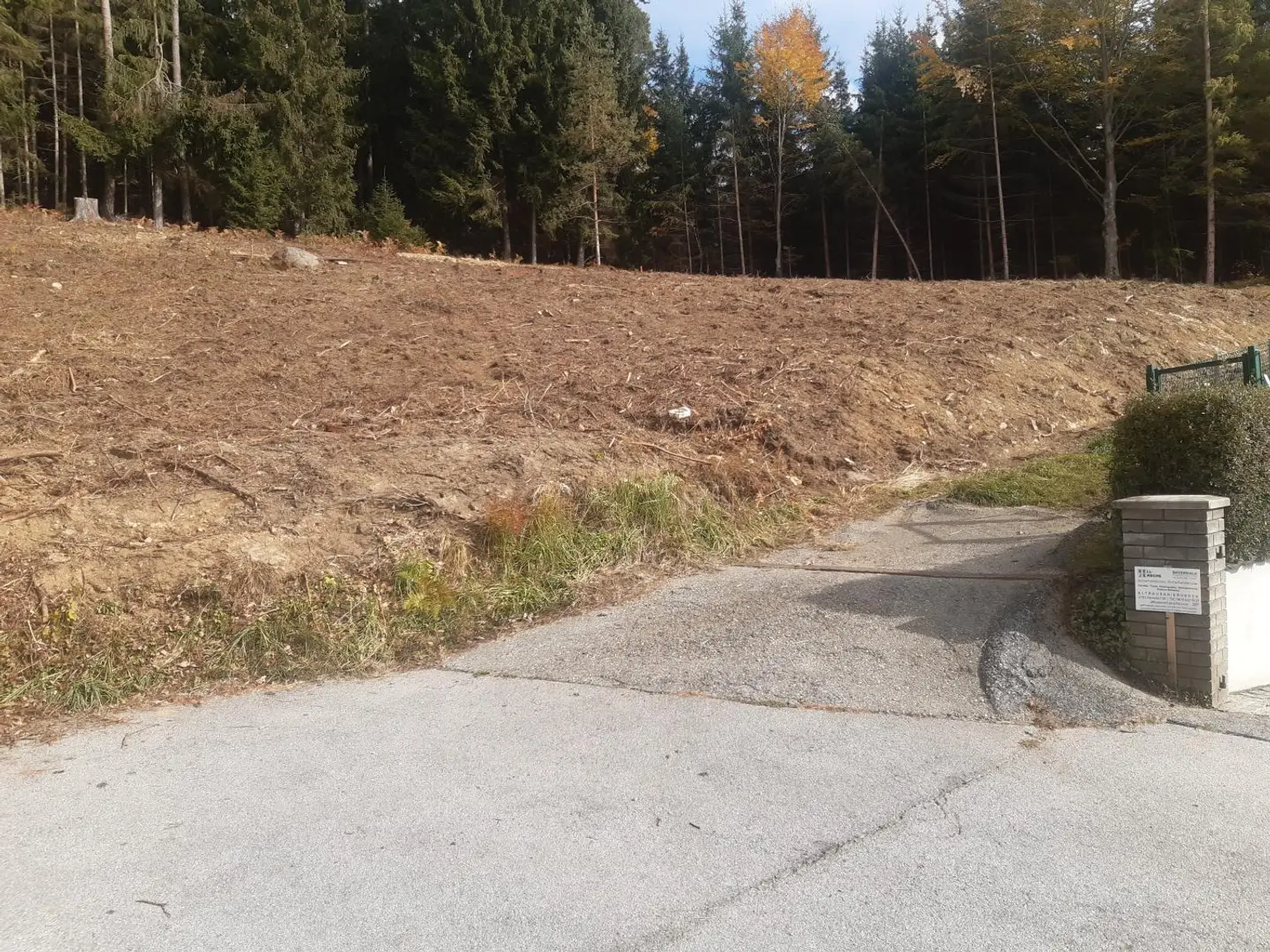 Grundstücksaufbereitung