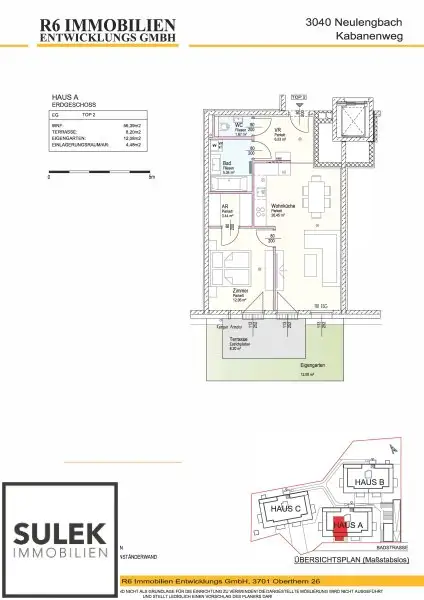 Wohnpark Neulengbach | Erstbezug | 2 Zimmer mit Garten