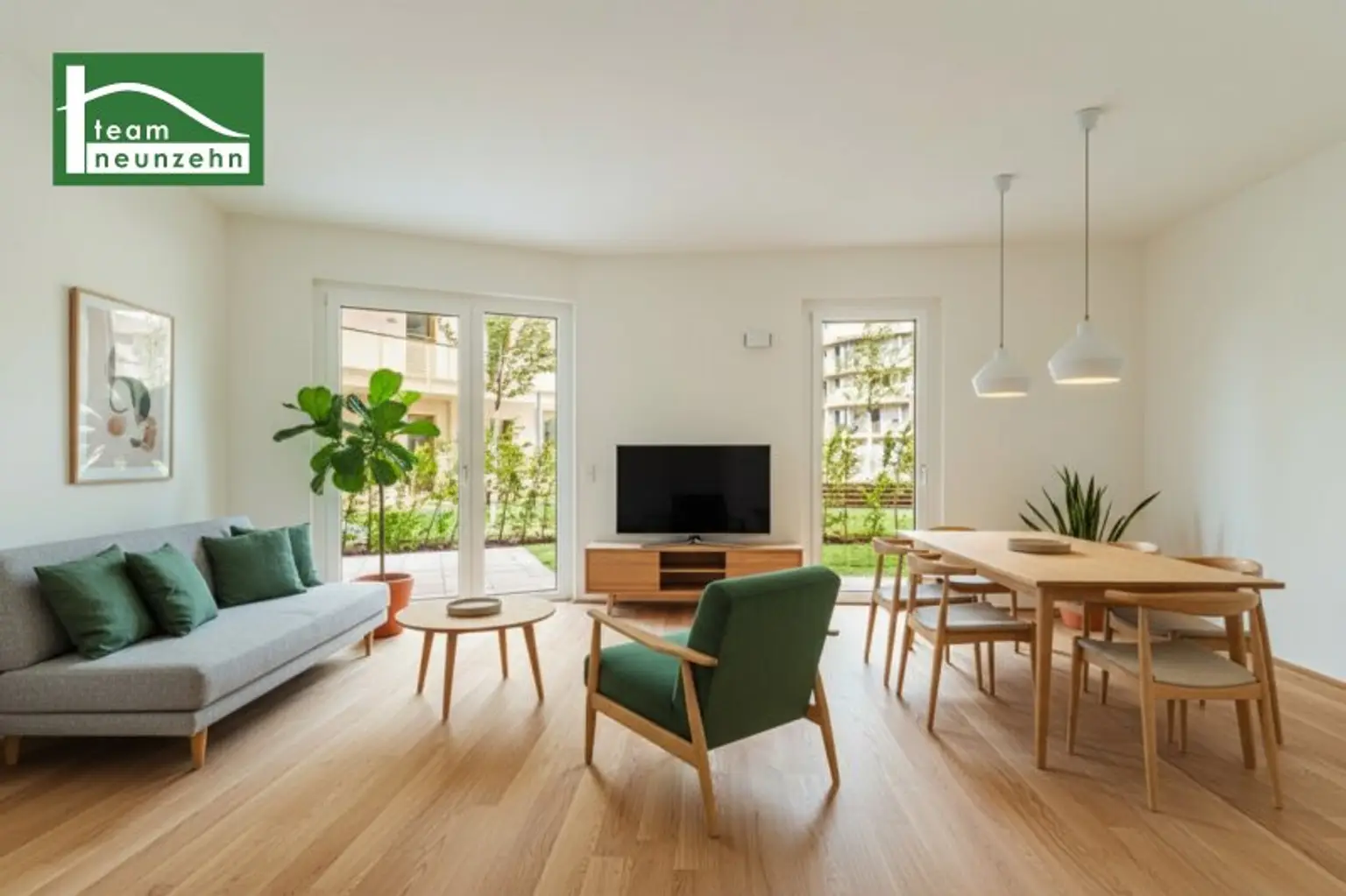 Sie werden es lieben – durchdachte Grundrisse mit Freiflächen im Grünen – Niedrig-Energie-Standard