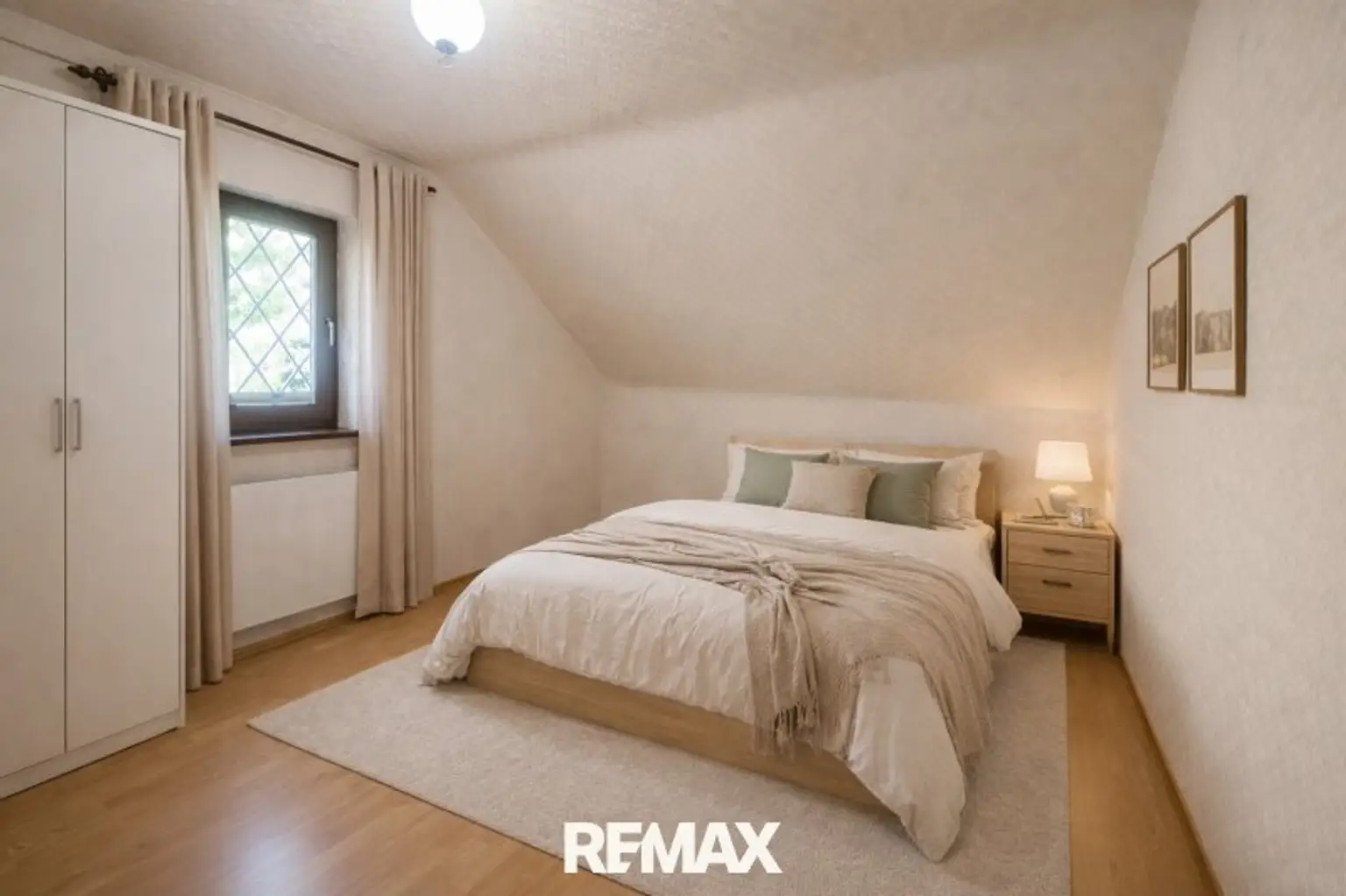 Schlafzimmer (virtuell eingerichtet)
