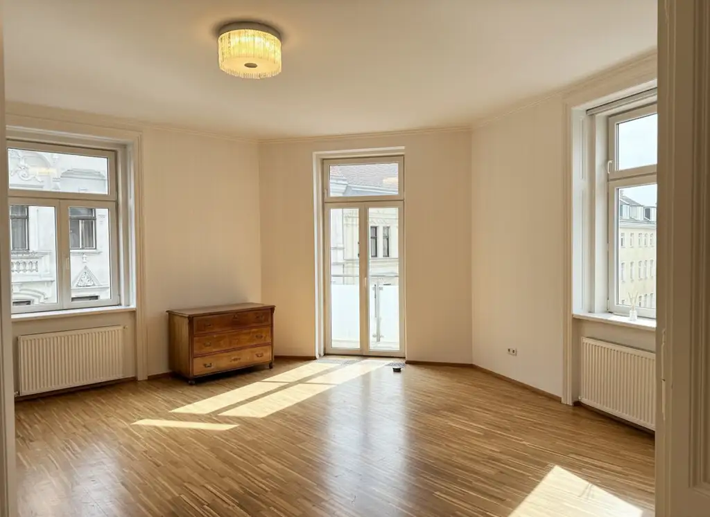 Leistbare Familienwohnung mit kleinem Balkon mitten im Grätzl