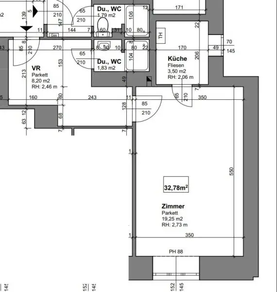 Sanierungsbedürftige 1-Zimmer Wohnung im Erdgeschoss! Küche separat! Nähe Parkanlage Familienplatz & U3 Ottakring!
