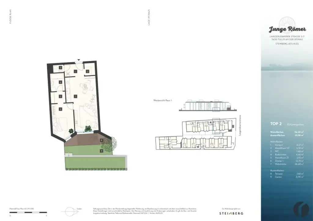 2 Zimmer Gartenwohnung Nähe Donaulände und Zentrum