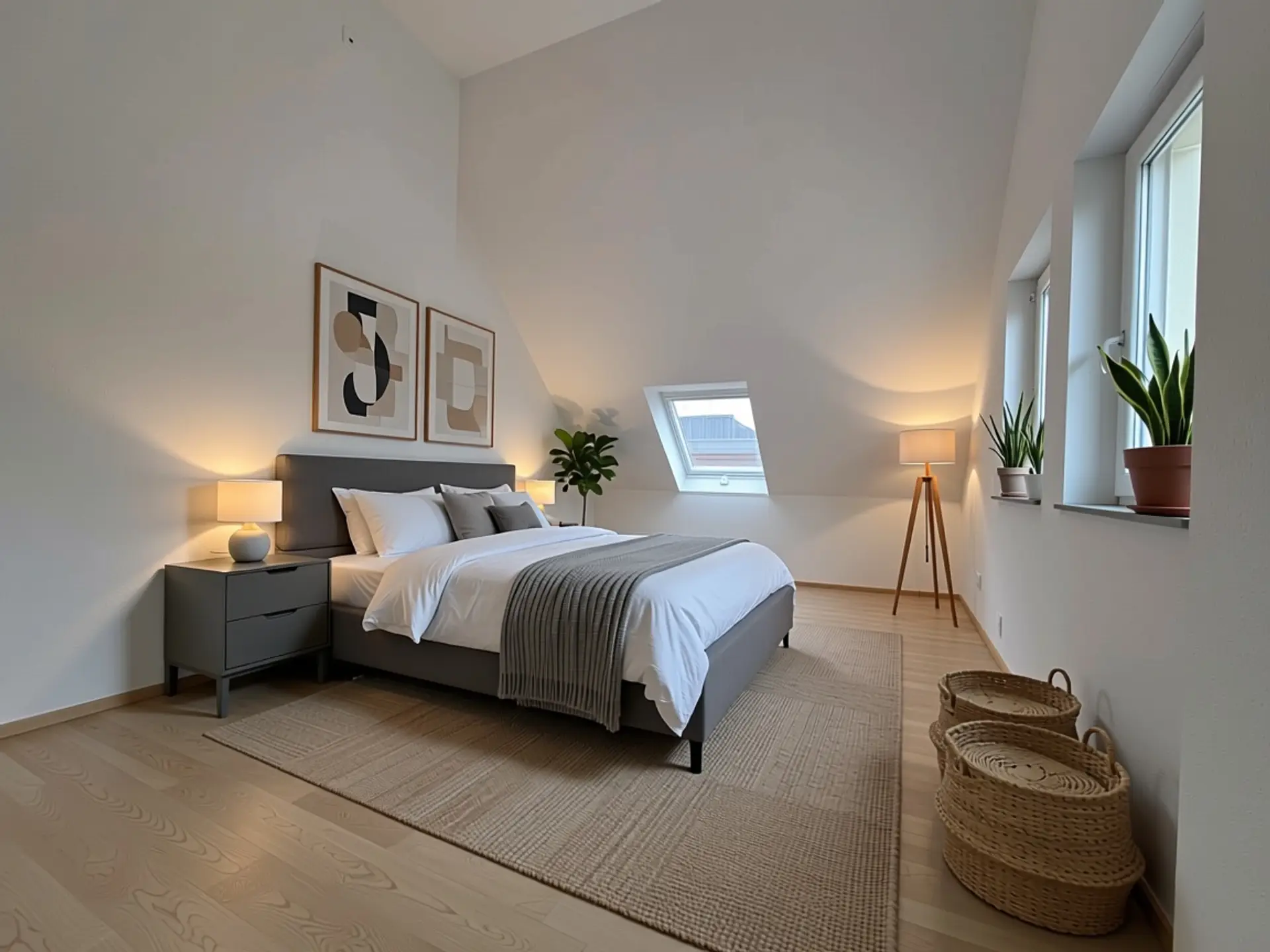 AI example bedroom second floor