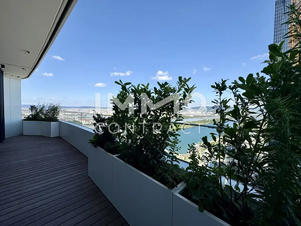 DANUBEFLATS: Stephansdom, Kahlenberg, Neue Donau - alles im Blick! Gym, Pool, Spa, Lounges, Doorman