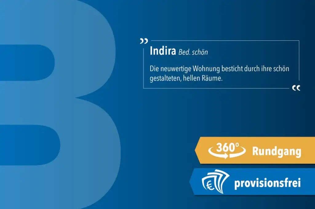 Indira | Sofortbezug inkl. TG-Platz