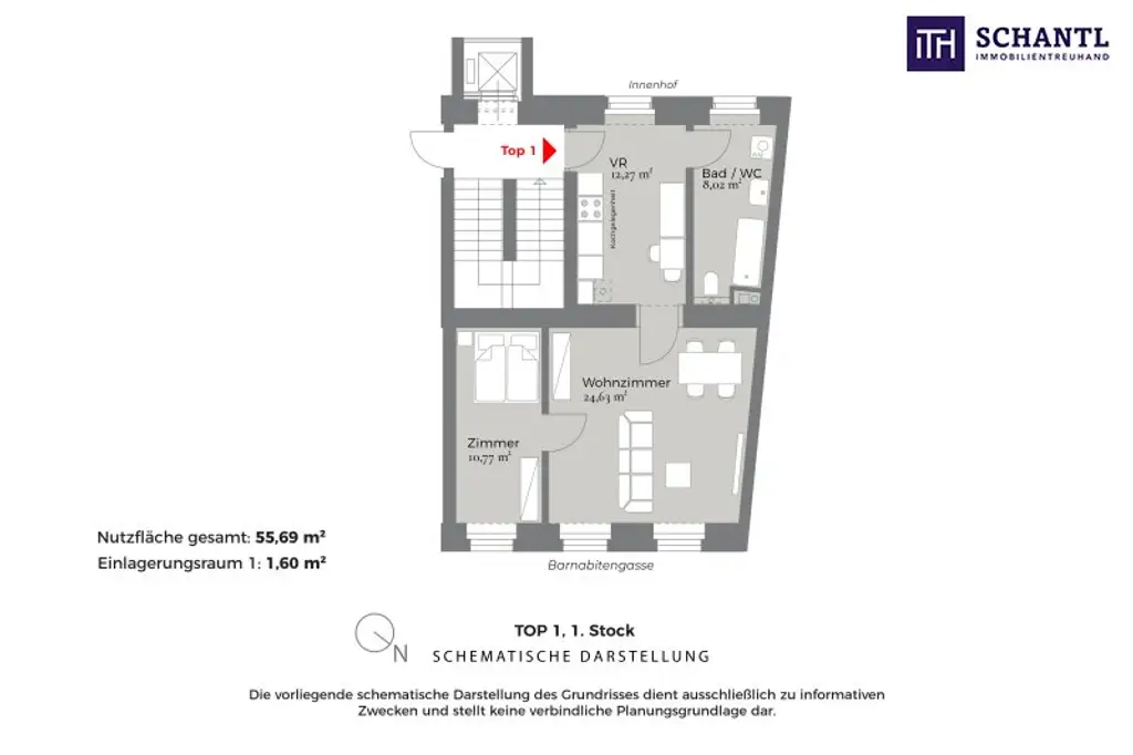 Top Lage! Kuschelige Kleinwohnung nahe Mariahilfer Straße & U3 Neubaugasse – perfekt für Singles oder Paare! Jetzt zugreifen!