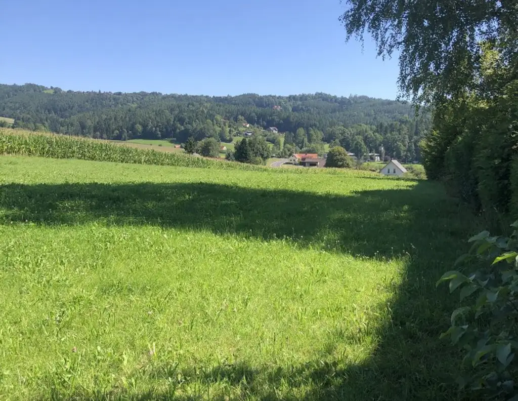 Baugrundstück 800 m² Ganztagssonne TOPLAGE in 8045 Weinitzen mit Schöcklblick
