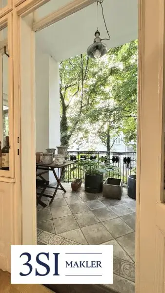 Elegante 3-Zimmer-Wohnung mit sonniger Loggia in grüner Lage im Herzen Wiens