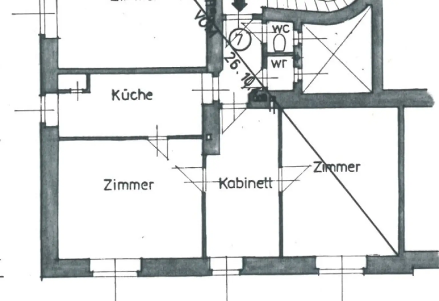 ++NEU++ 3-Zimmer Altbau-Wohnung (sanierungsbedürftig) mit viel Potenzial!