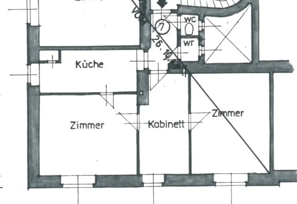 ++NEU++ 3-Zimmer Altbau-Wohnung (sanierungsbedürftig) mit viel Potenzial!