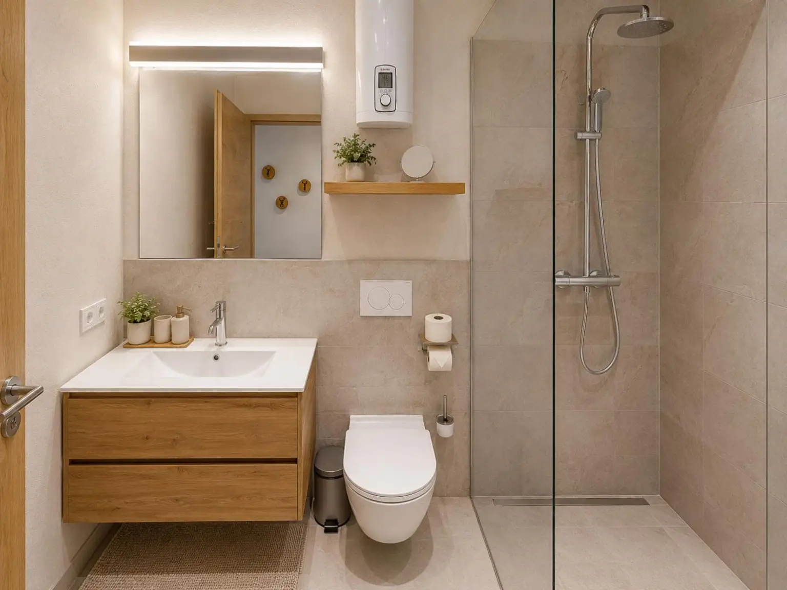 See - Haus - Apartment 4 - Badezimmer-