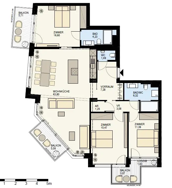 4 ZIMMER WOHNTRAUM MIT ATTRAKTIVEM BALKON