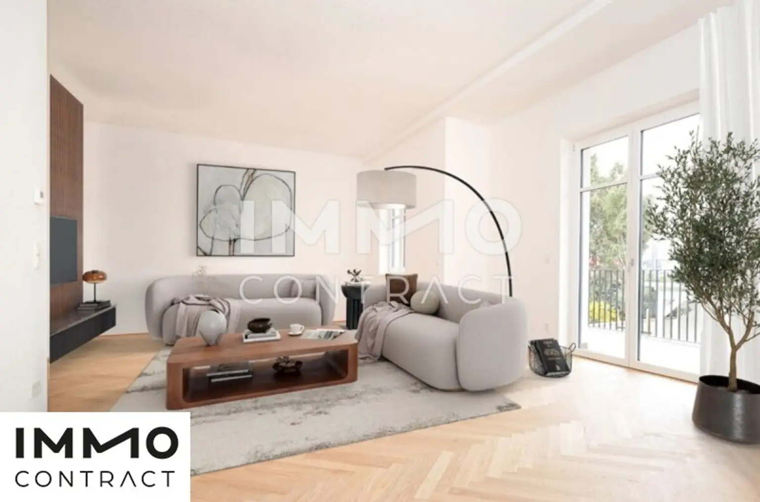 Visualisierung 3 Zimmer Wohnung