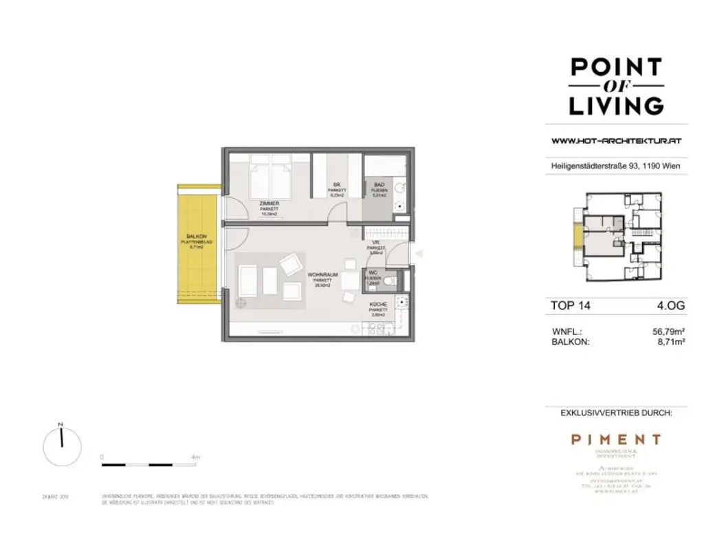 2 ZIMMER WOHNUNG MIT INNENHOFBALKON!