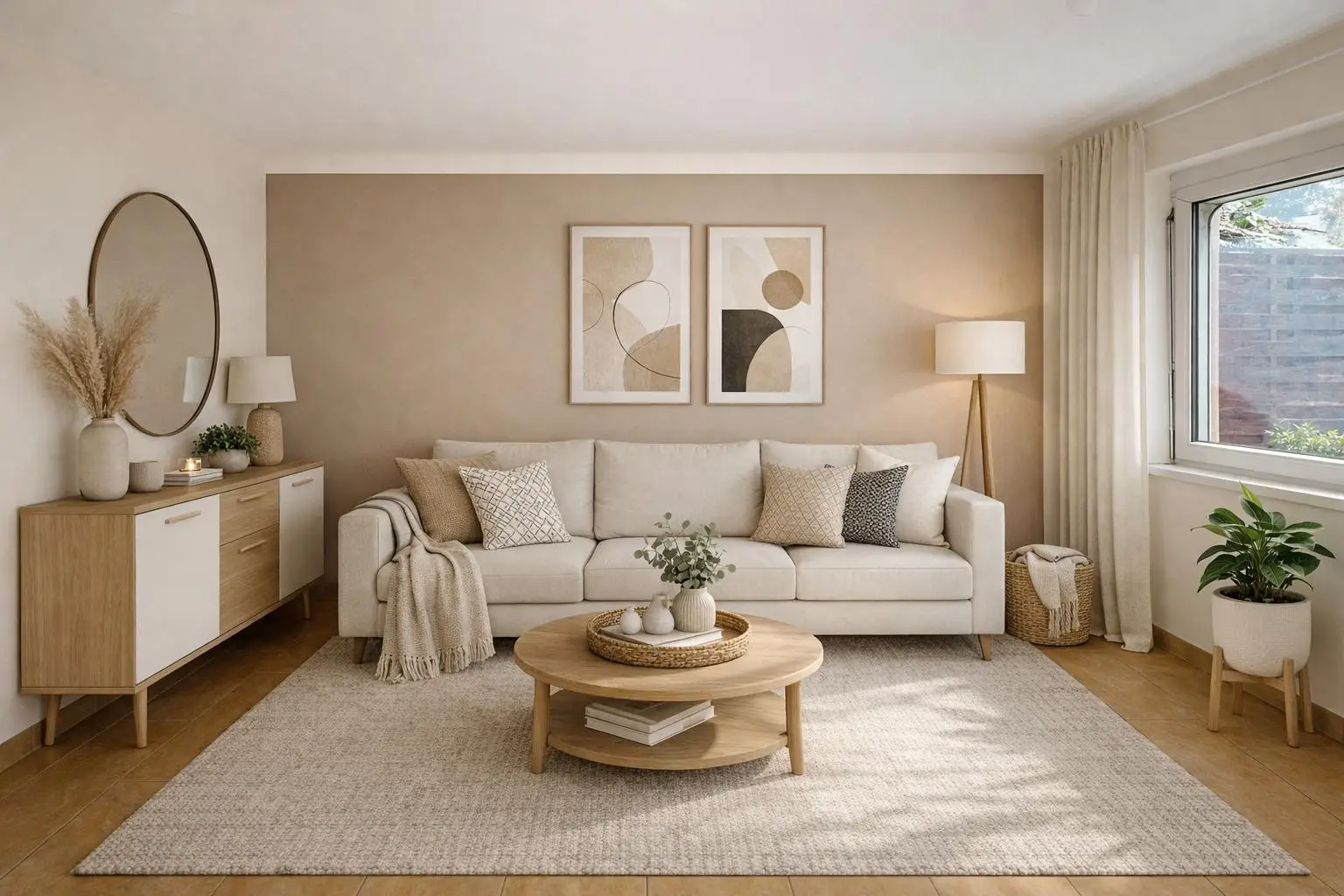 Landeck - Wohnung - Wohnzimmer Visualisierung