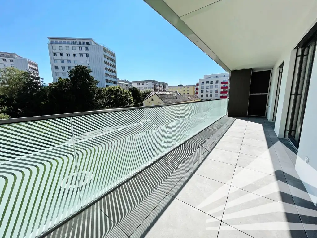 Exklusive 3 Zimmer-Neubauwohnung mit großem Balkon im KAIfive an der Donaulände