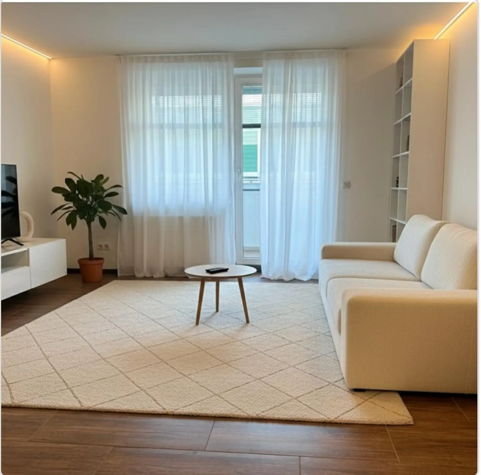 KI Wohnzimmer bearbeitet