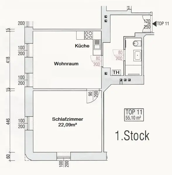 Sanierte helle Altbauwohnung - nähe U4 Hütteldorferstraße