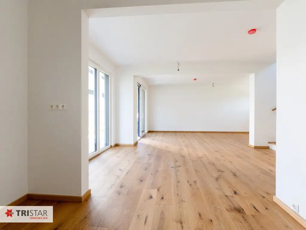 Moderne Doppelhaushälfte in Wien – Erstbezug mit Garten und Terrasse! Ideal für Familien!